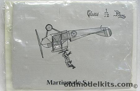Classic Plane 1/72 Martinsyde S.1 Scout - Bagged plastic model kit